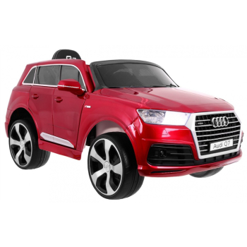 Audi Q7 Lift na akumulator dla dzieci Lakier Czerwony + Pilot + Wolny Start + EVA + MP3 LED